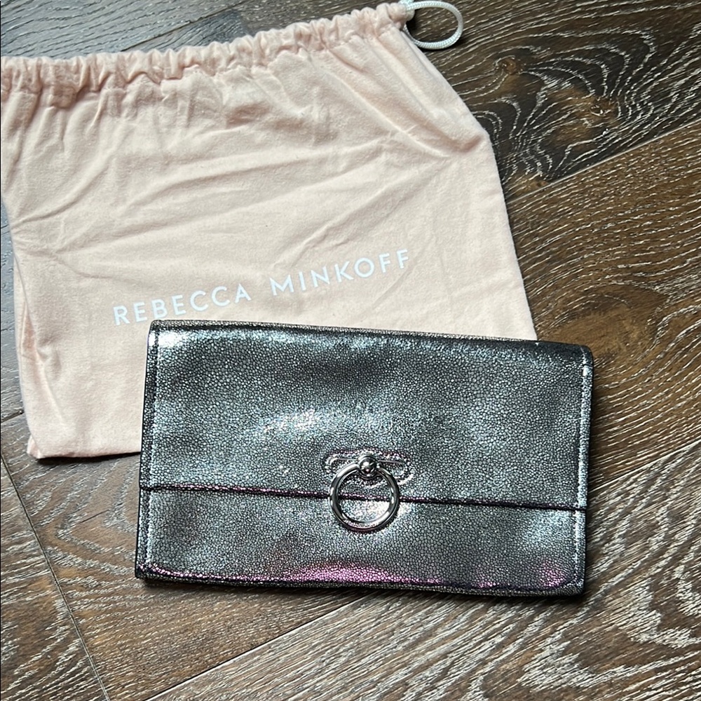 Rebecca Minkoff Silver Clutch Bag
